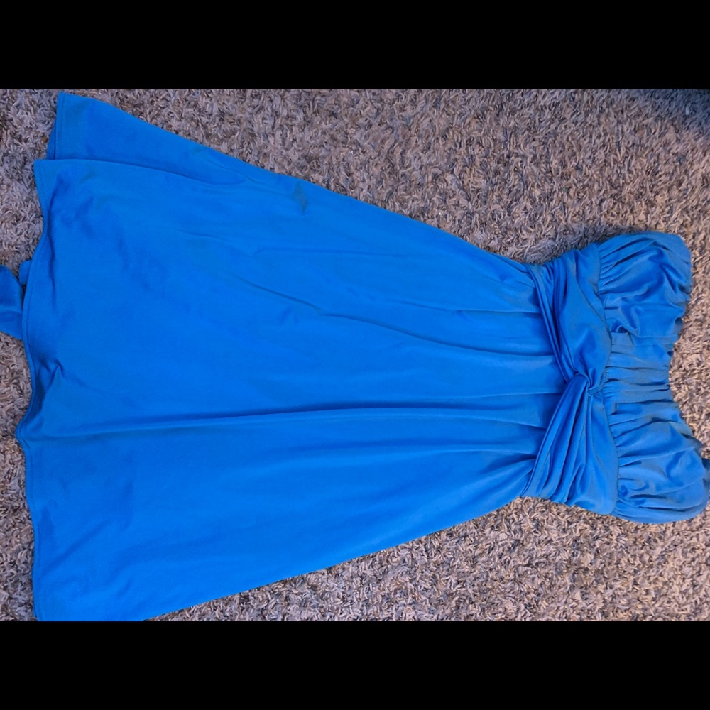 Strapless dress